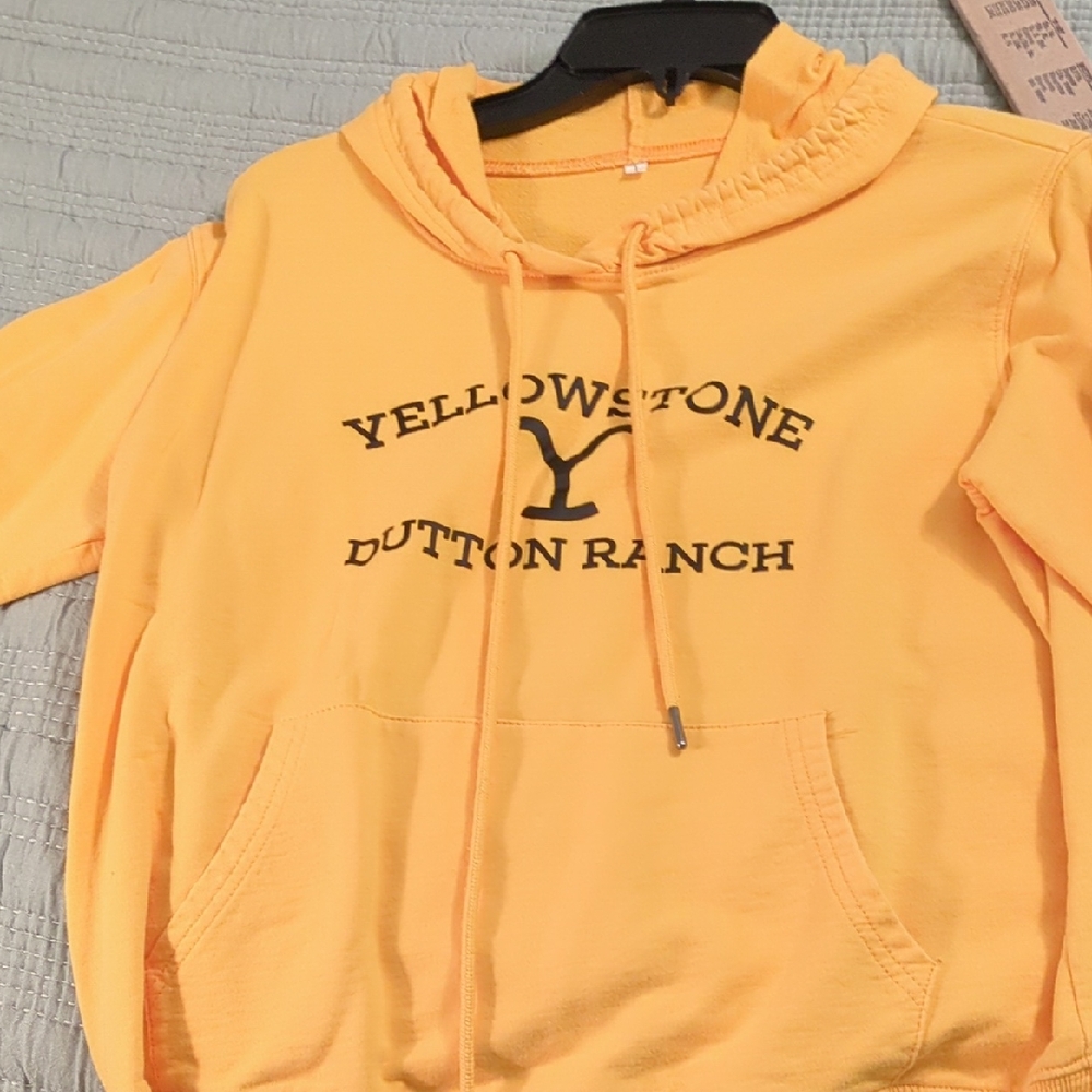 Yellowstone Dutton Ranch Yellow Hoodie